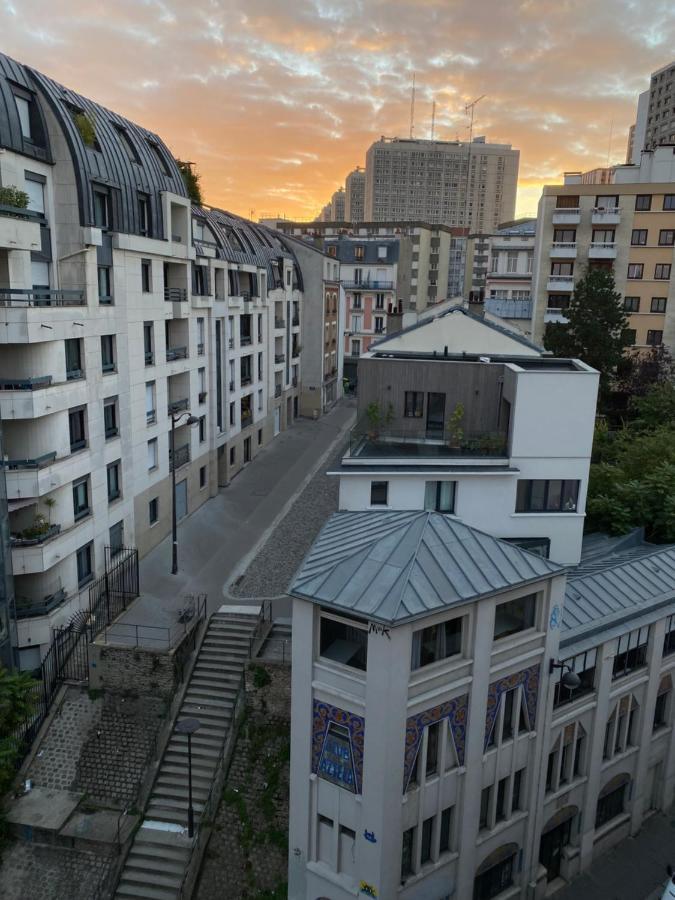 Appartement Buttes Chaumont París Exterior foto